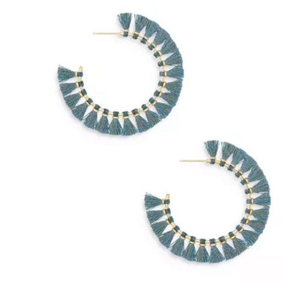 Kendra Scott Jewelry - NWT Kendra Scott Evie Thread Tassel Earrings Turquoise